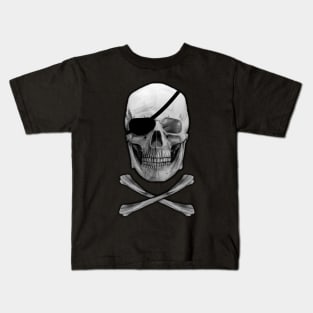 Jolly Roger Design Kids T-Shirt